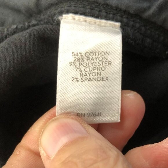 J.Jill Womens Jeans Size 12 Slim Ankle Skinny Leg Black Denim Authentic Fit - Picture 11 of 13